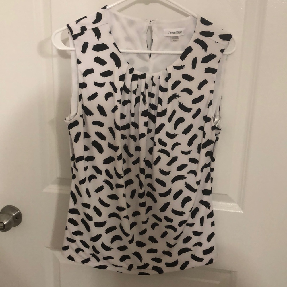 Calvin Klein suit shell tank